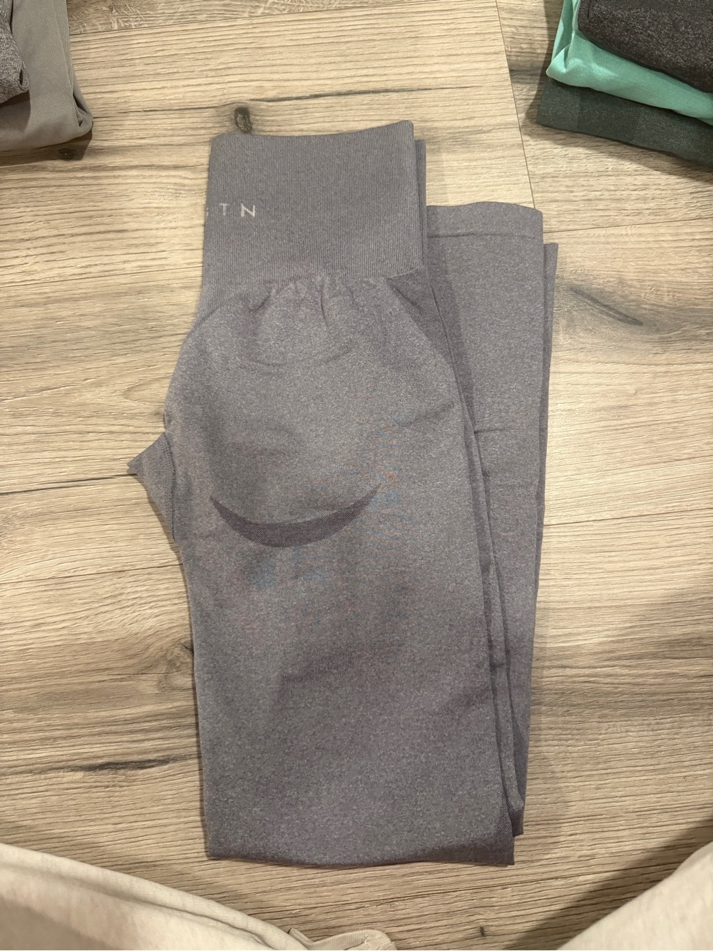 NVGTN Heather Gray Girls Leggings - Gray